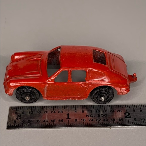 Tootsie Toy Porsche Red - Picture 3 of 7